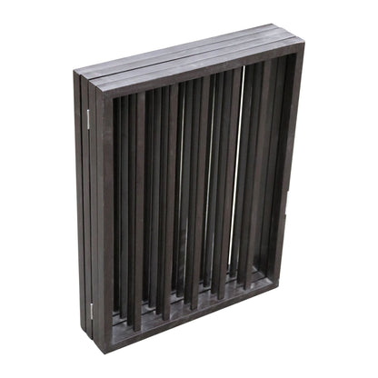 Pet gate dark brown wood folding freestanding gate with slats for doorways HouseOfZazla on Tampa Home & Garden Store