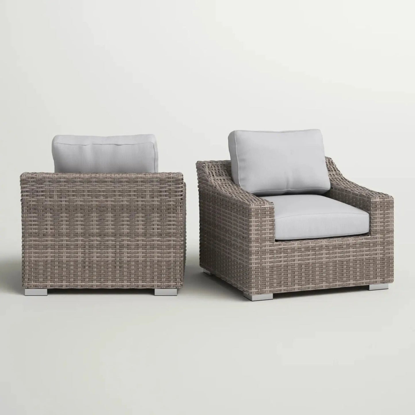 Patio Chair with Cushions Modern Design Outdoor
