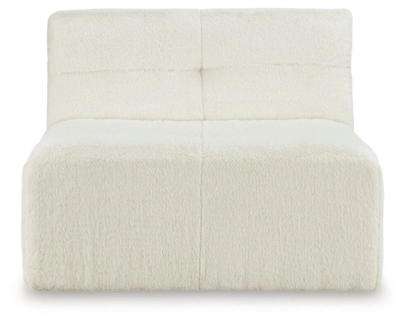 Brettner Accent Chair Faux Fur Upholstery Ivory