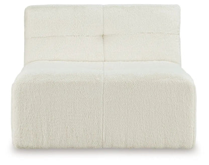 Brettner Accent Chair Faux Fur Upholstery Ivory