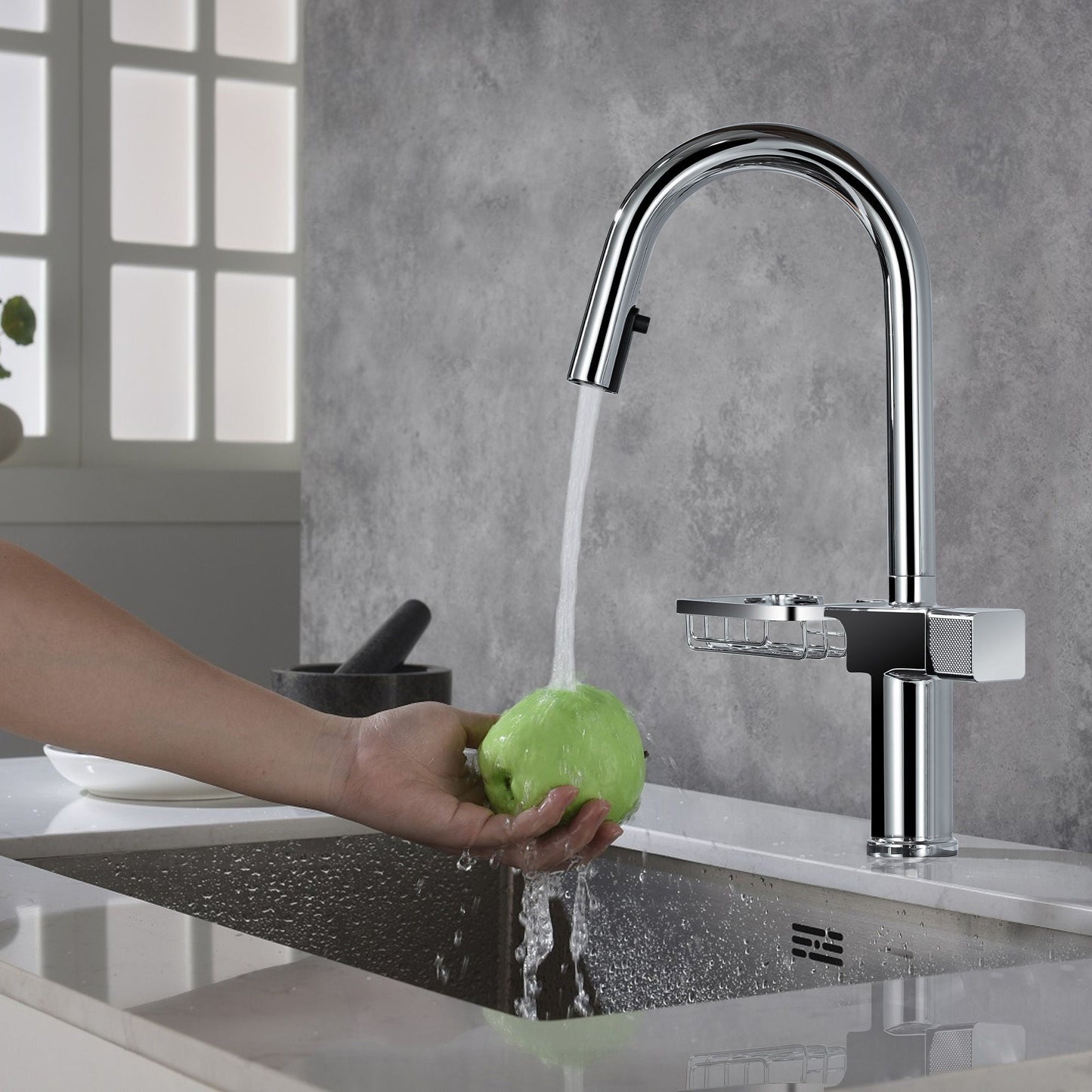 Cincosky High Arc Pull Down Kitchen Faucet