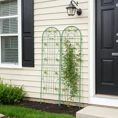 Metal Garden Trellis for Climbing Plants Outdoor