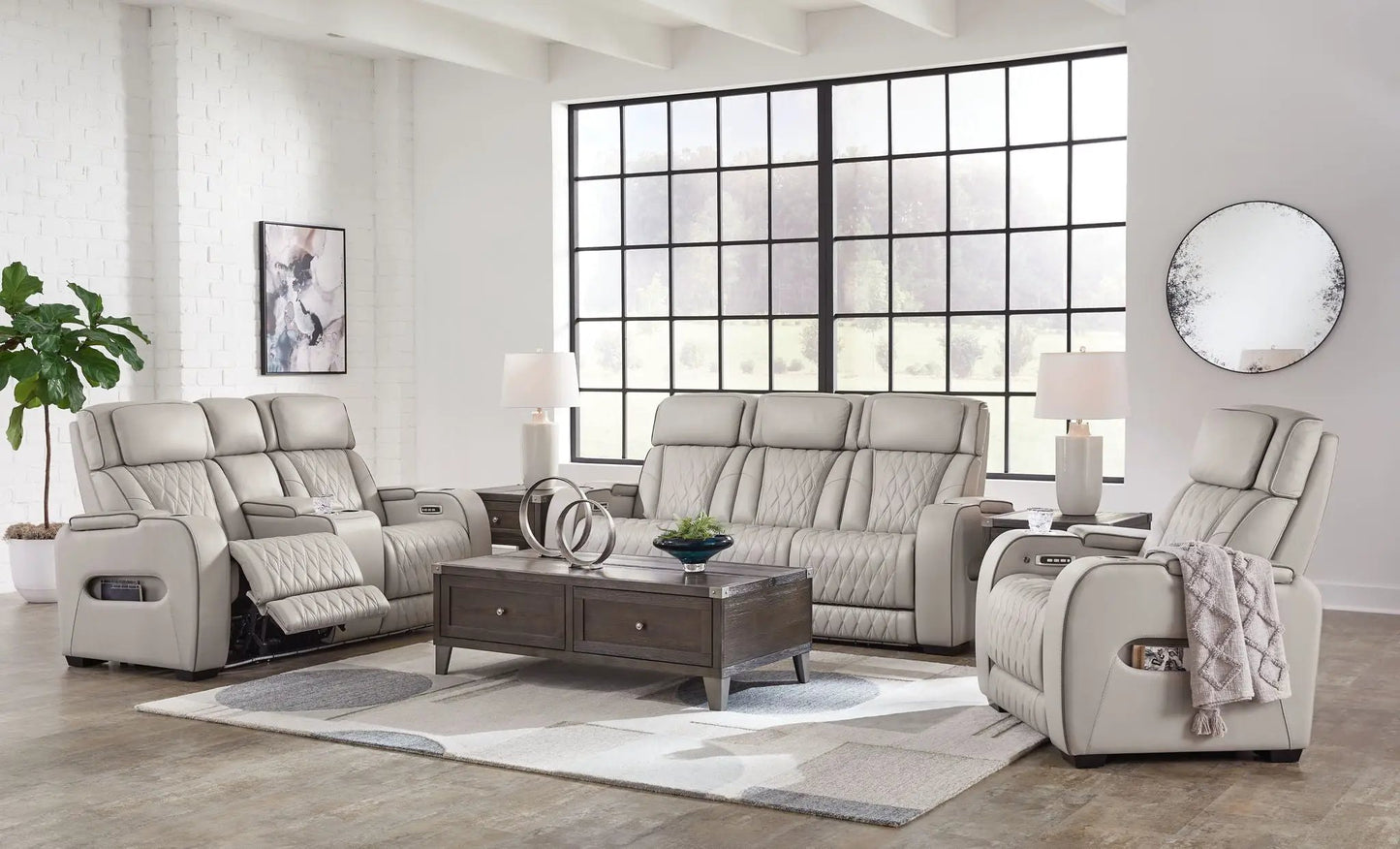 Boyington Power Reclining Living Room Set