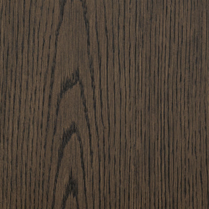 Bedside table solid wood nightstand wood grain in dark brown tone on Tampa Home & Garden Store