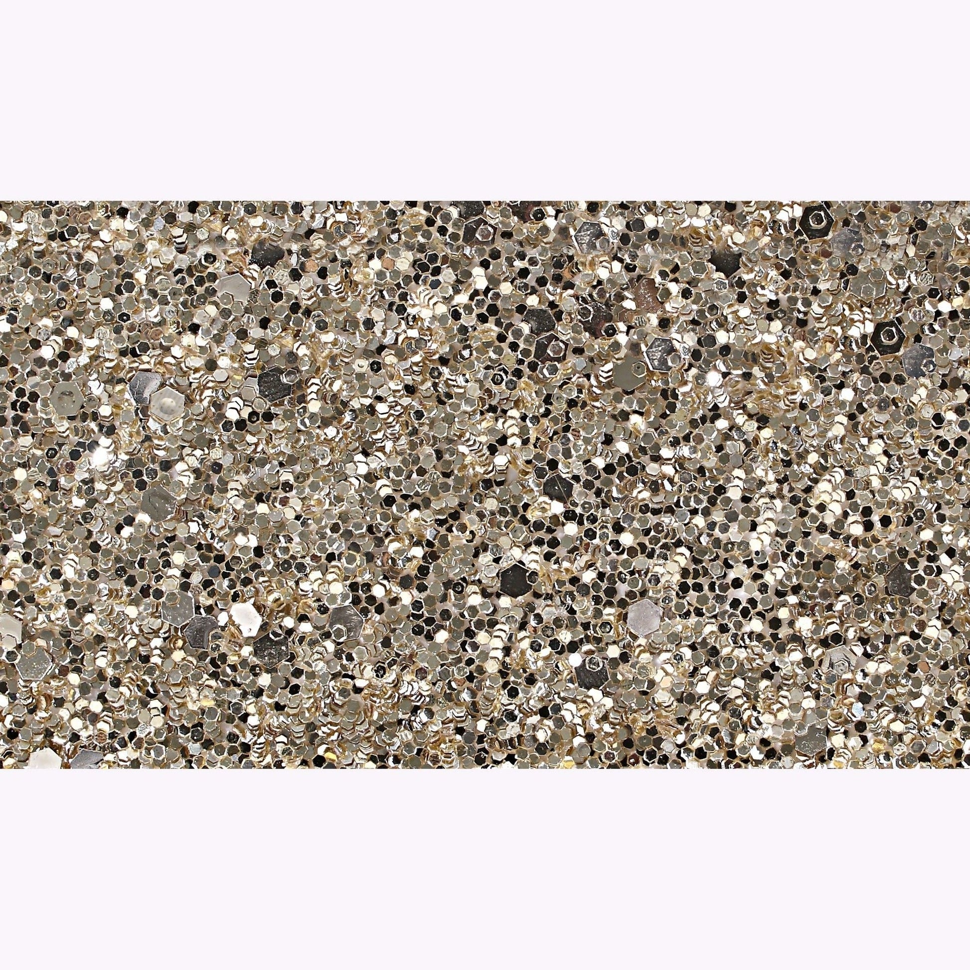 Lively bedroom set glitter-detail fabric with gold and silver hexagonal sequins by HouseOfZazla on Tampa Home & Garden Store
