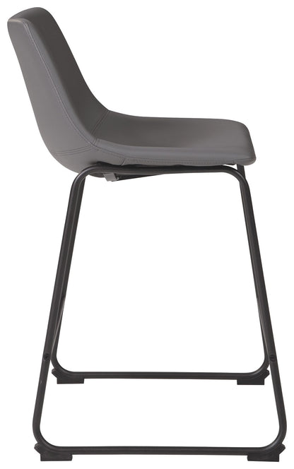 Centiar Upholstered Barstool Set of Two Dining