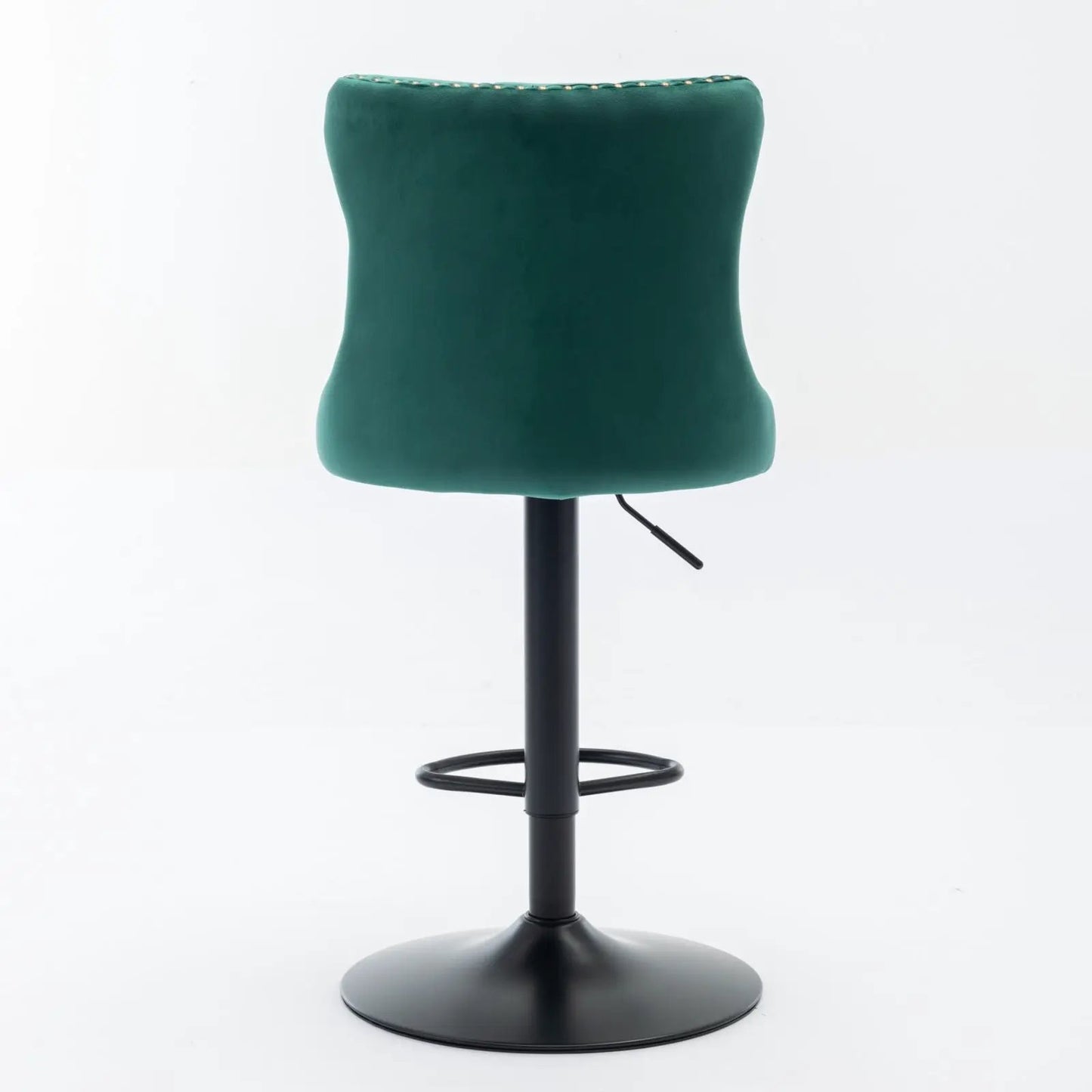 Swivel Bar Stools Adjustable Height Tufted Back