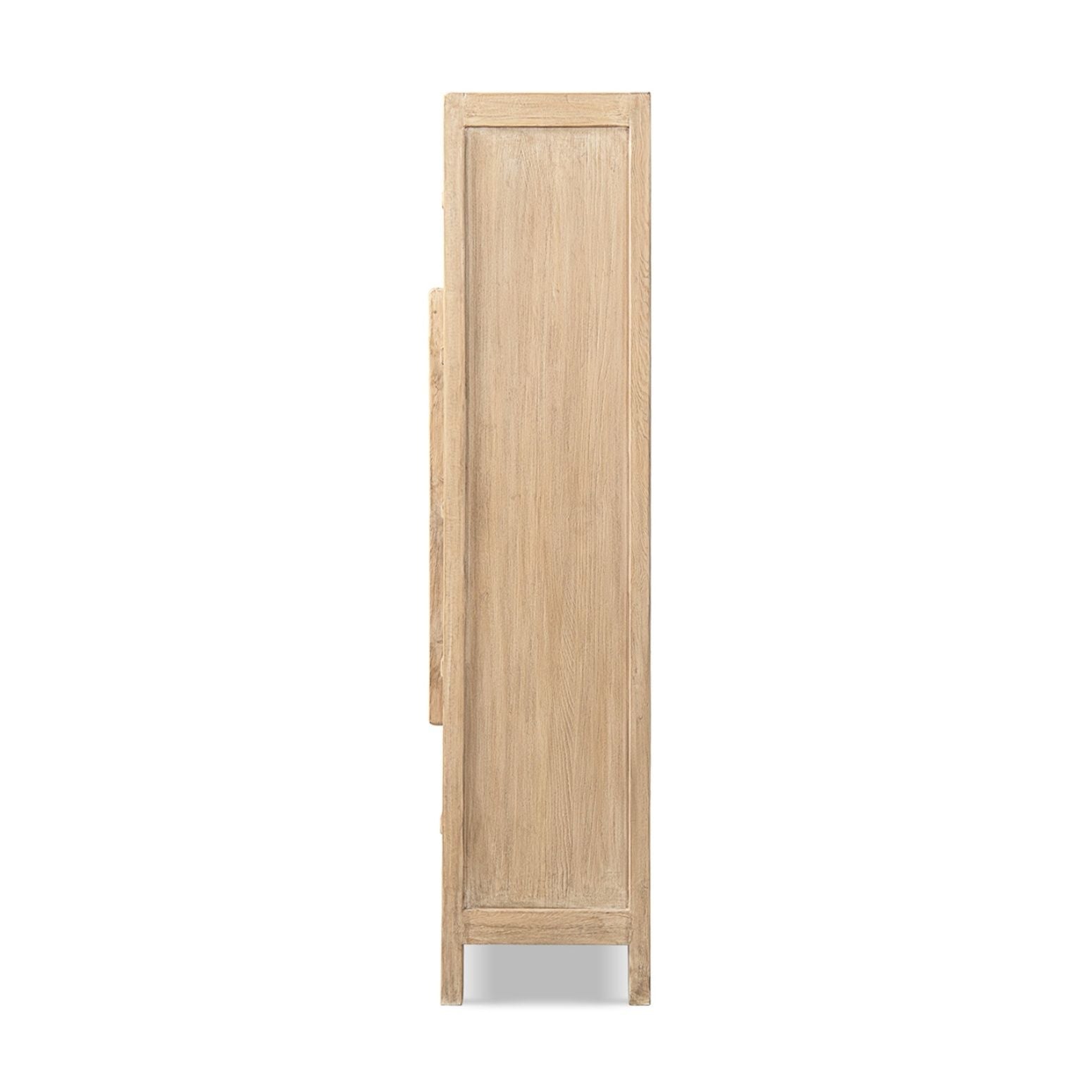 Rowan storage cabinet with double doors in natural wood finish by HouseOfZazla Accent Cabinet on Tampa Home & Garden Store