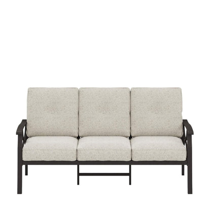 Modern Patio Sofa with Steel Frame and Cushions