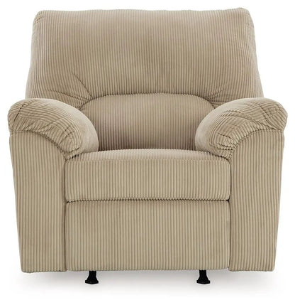 SimpleJoy Rocker Recliner beige corduroy upholstery by Unique Piece Furniture on Tampa Home & Garden Store