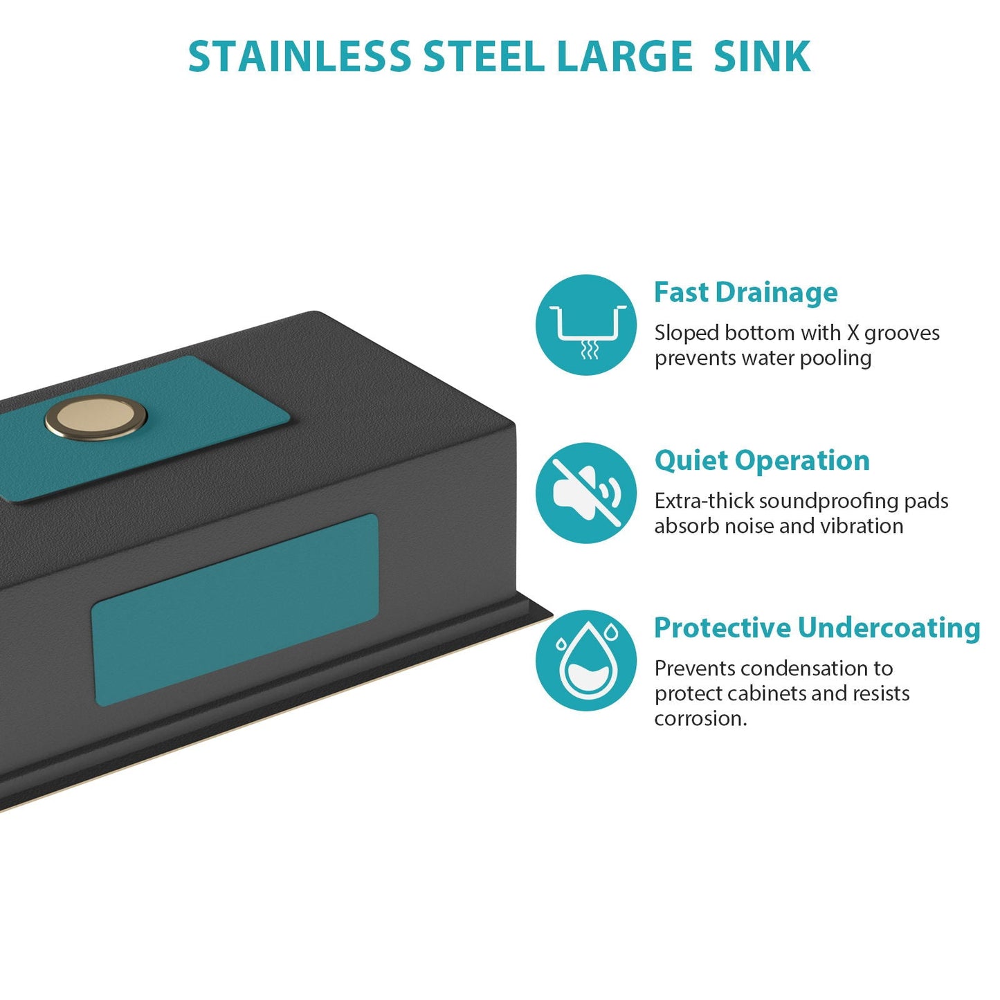 Drop In Kitchen Sink Stainless Steel Workstation