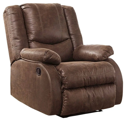 Bladewood recliner: brown leather with plush arms and power recline by Unique Piece Furniture on Tampa Home & Garden Store
