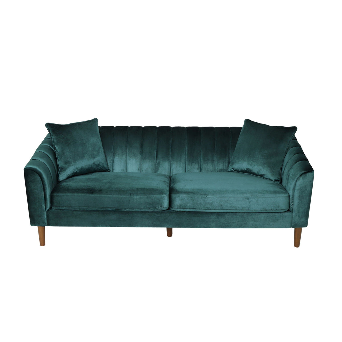 Contemporary Three Seater Sofa with Button Stitch