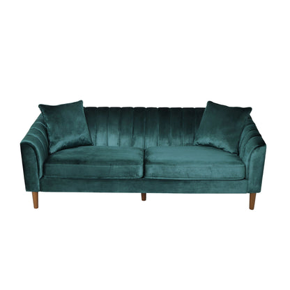 Contemporary Three Seater Sofa with Button Stitch