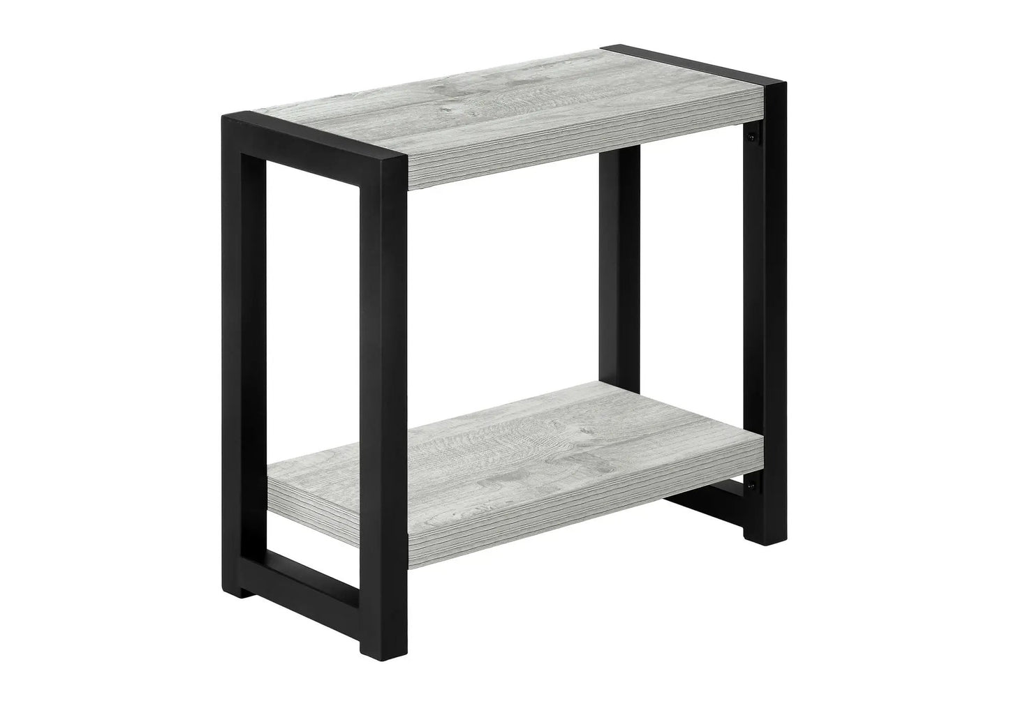 Accent Side Table with Two Tiers in Modern Style