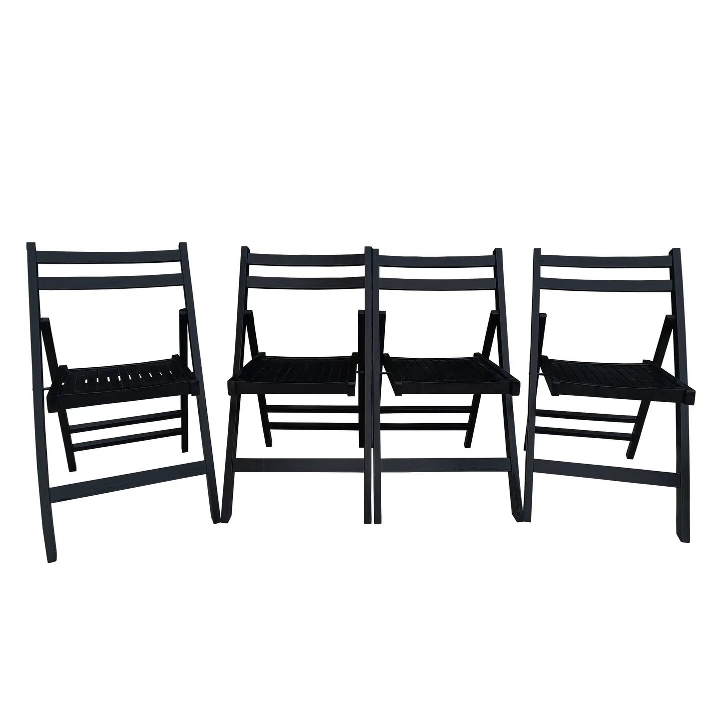 Solid Wood Foldable Event Chair Set of 4
