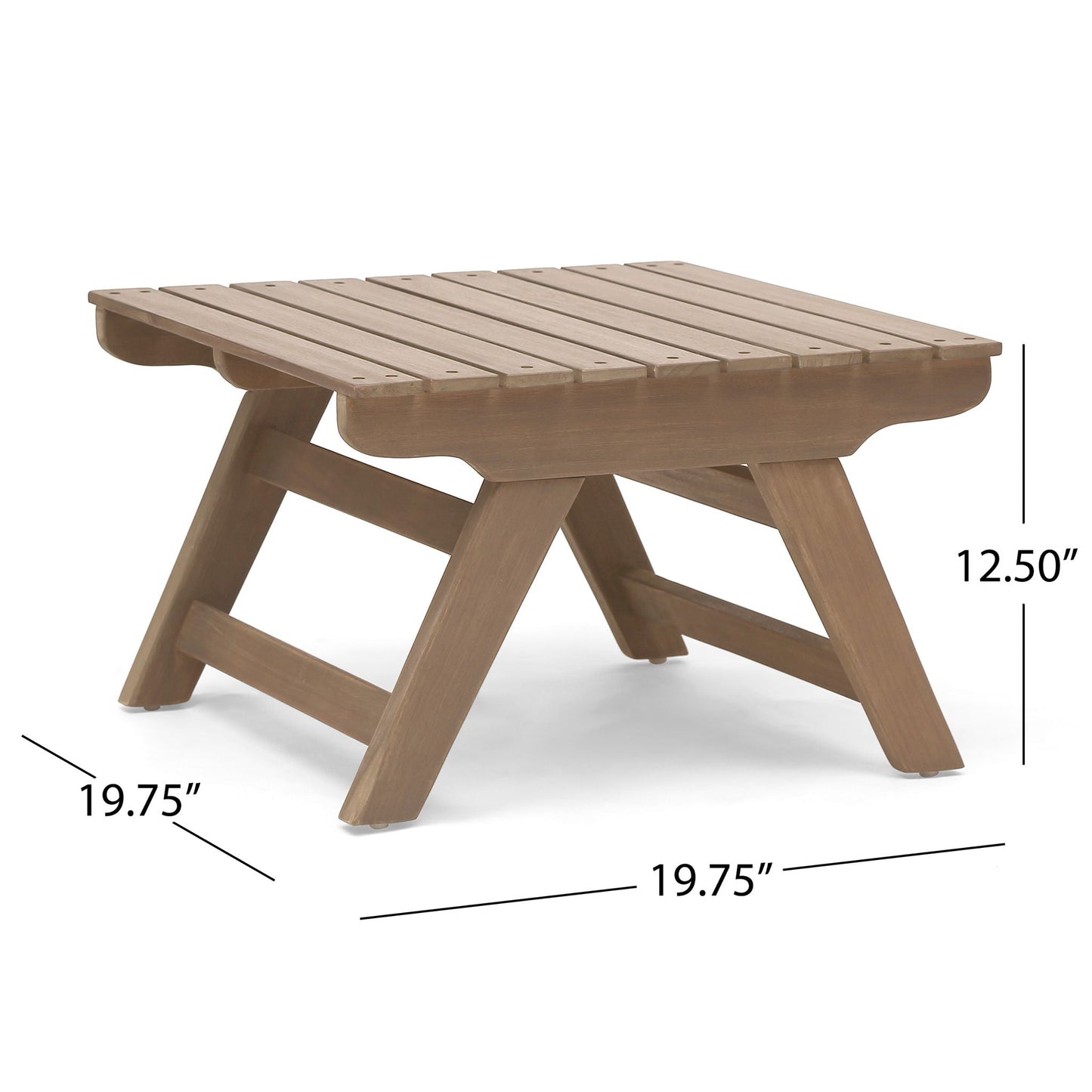 Durable Sedona Acacia Wood Outdoor Table