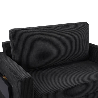 Foldable Sleeper Sofa with USB Ports and Storage