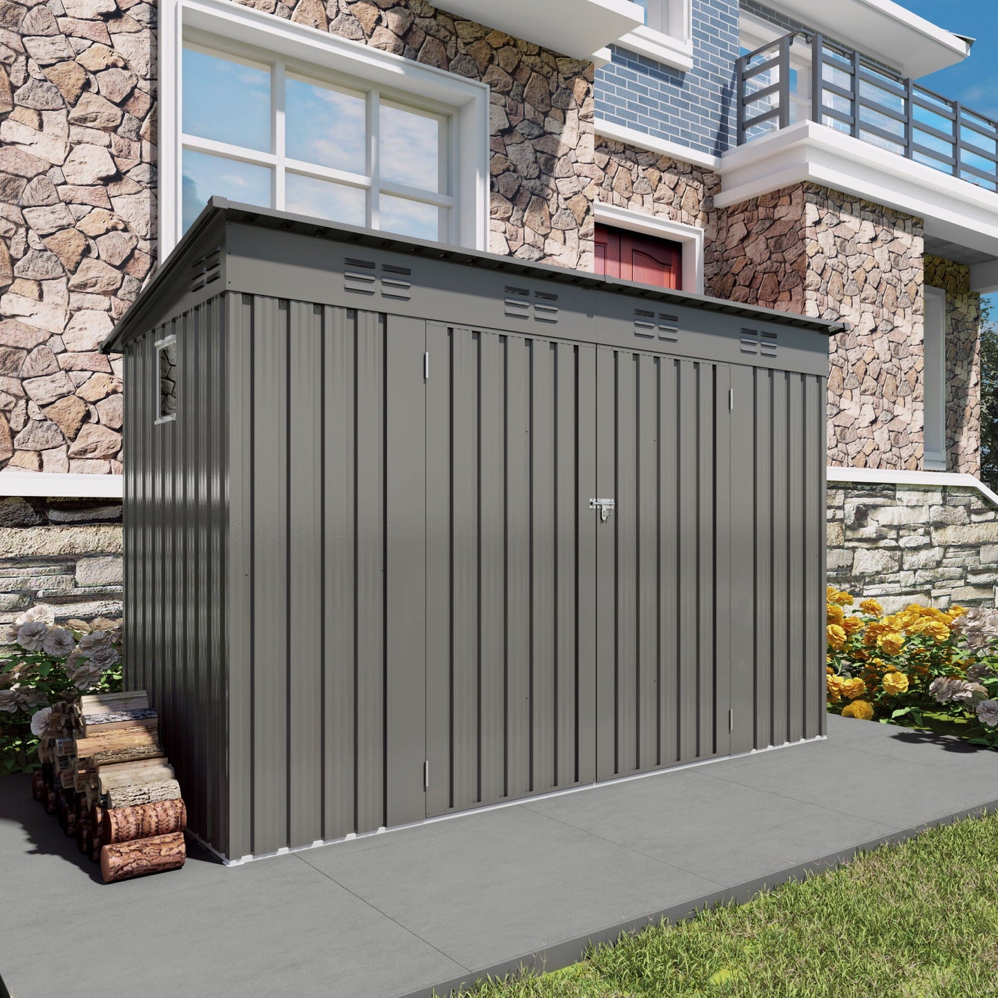 4x9 Ft Outdoor Storage Shed For A Backyard Space