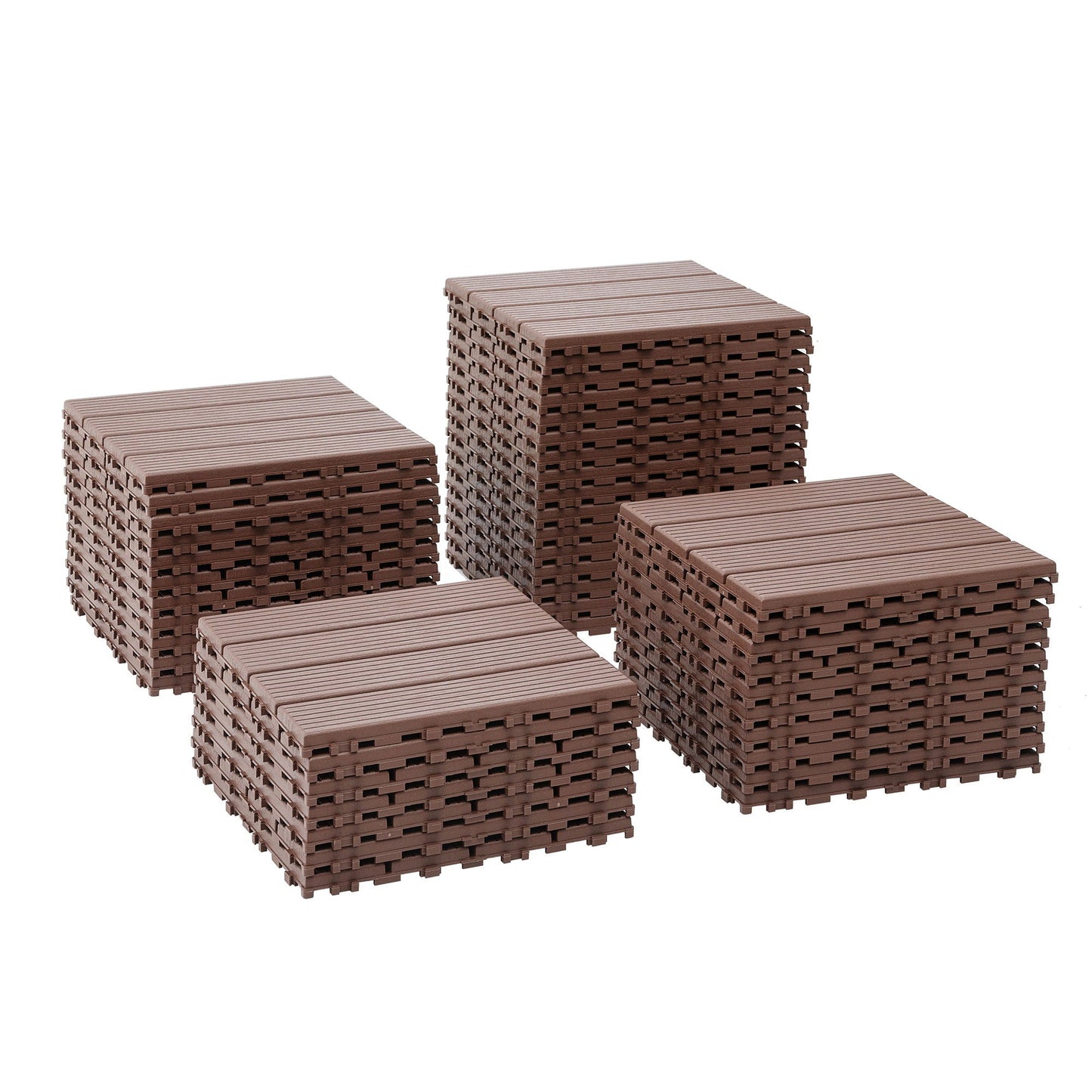 Interlocking Wood Deck Tiles And Outdoor Patio
