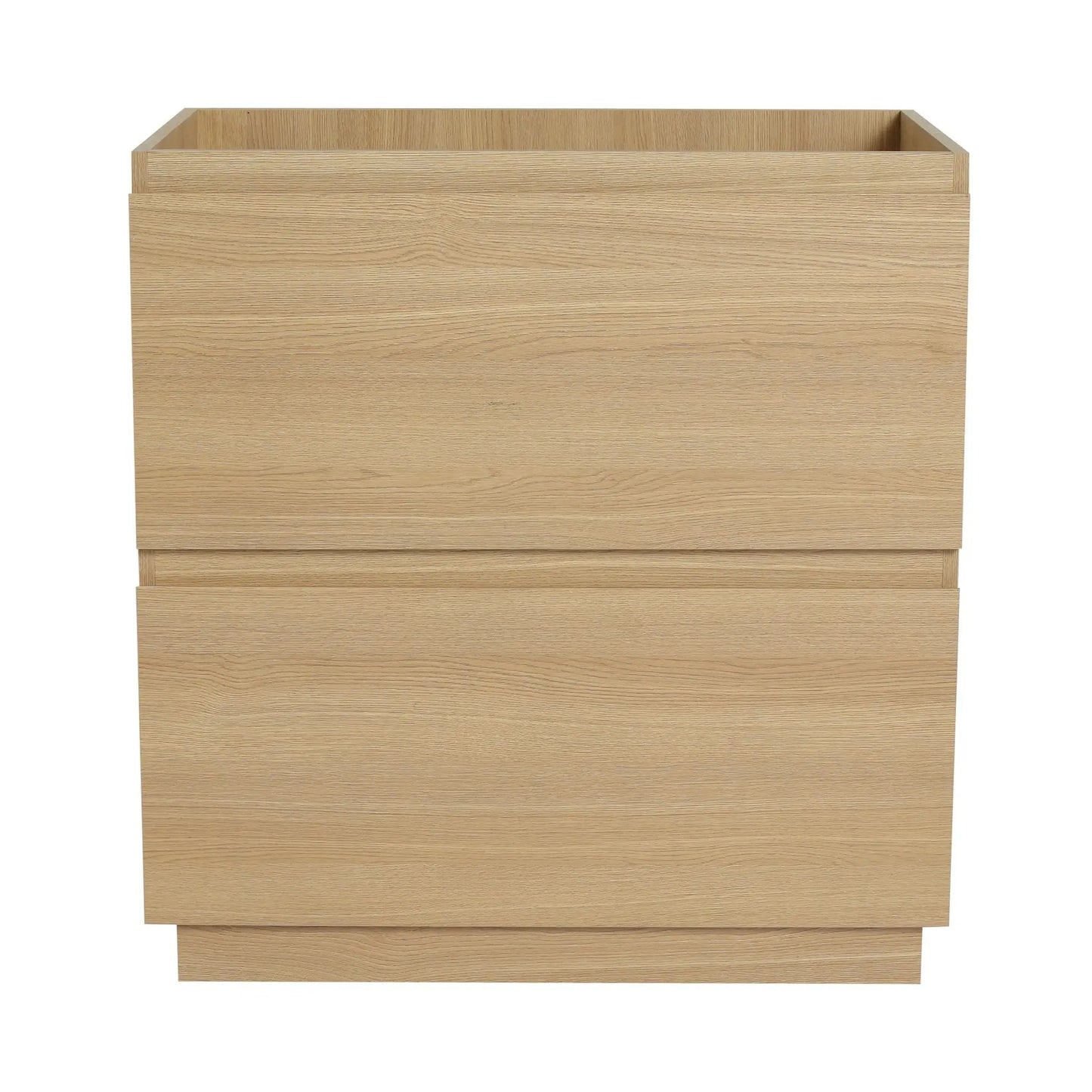 Modern Freestanding Vanity with Double Drawer