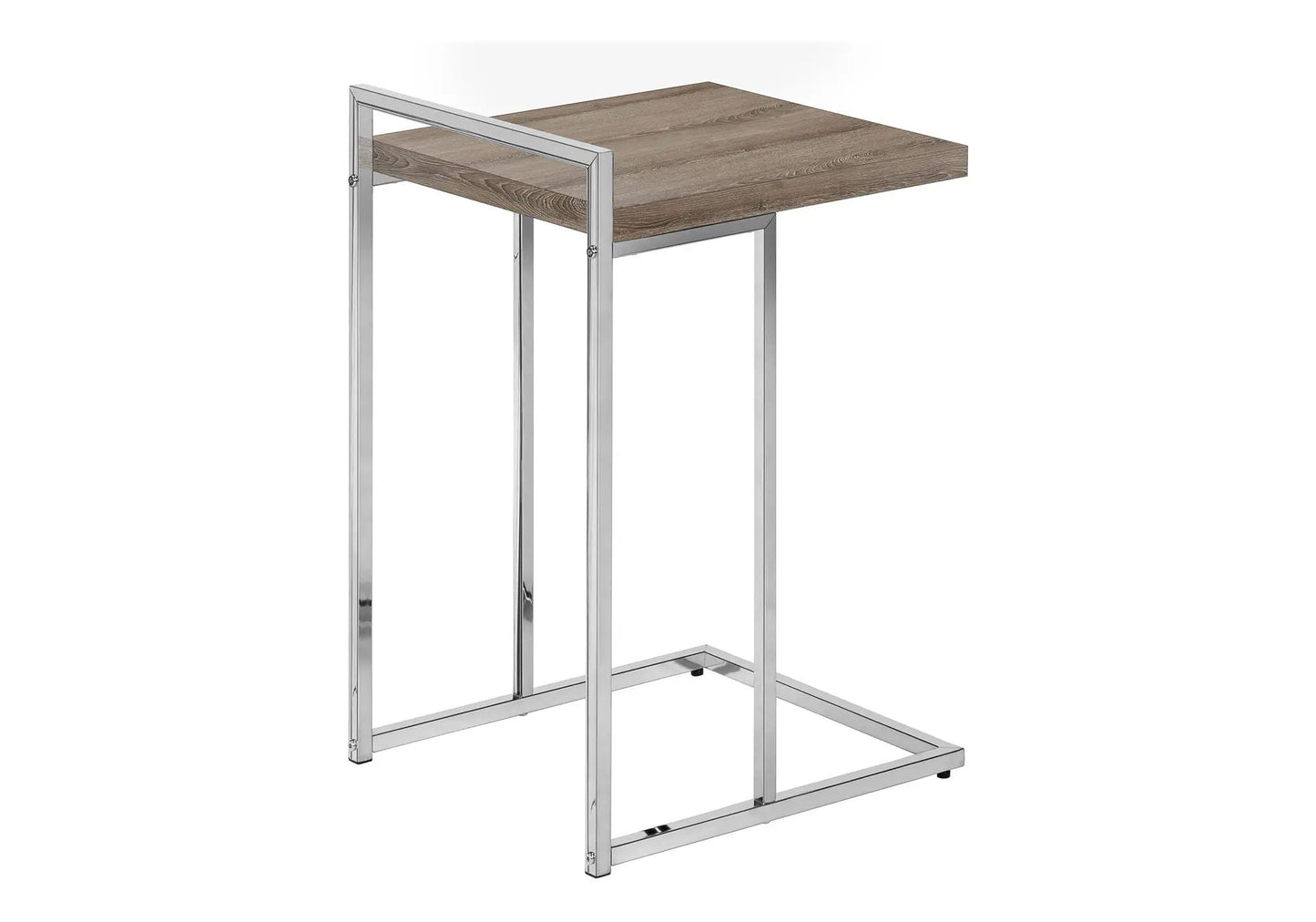 C Shaped Accent Table for Sofas and Beds Modern