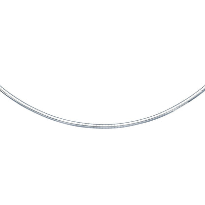 14k white gold omega chain necklace 3 mm by Bids.com on Tampa Home & Garden Store