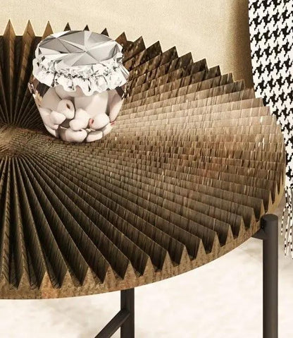 Radial Pattern Coffee and End Table Cover Set