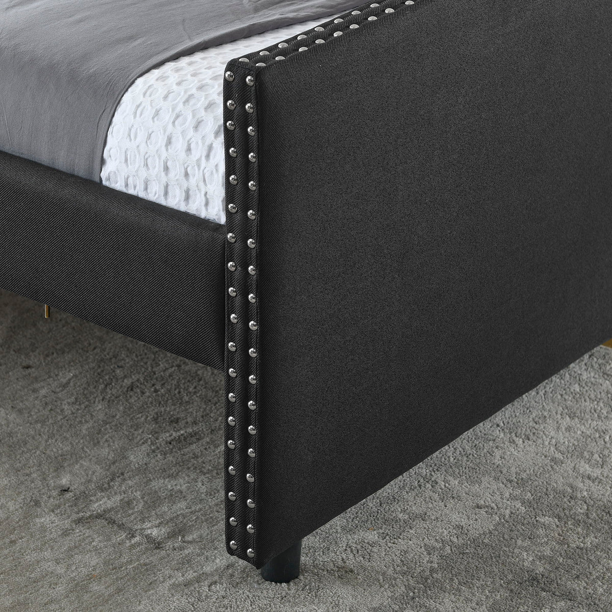 Upholstered Tufted Daybed with Storage Drawers