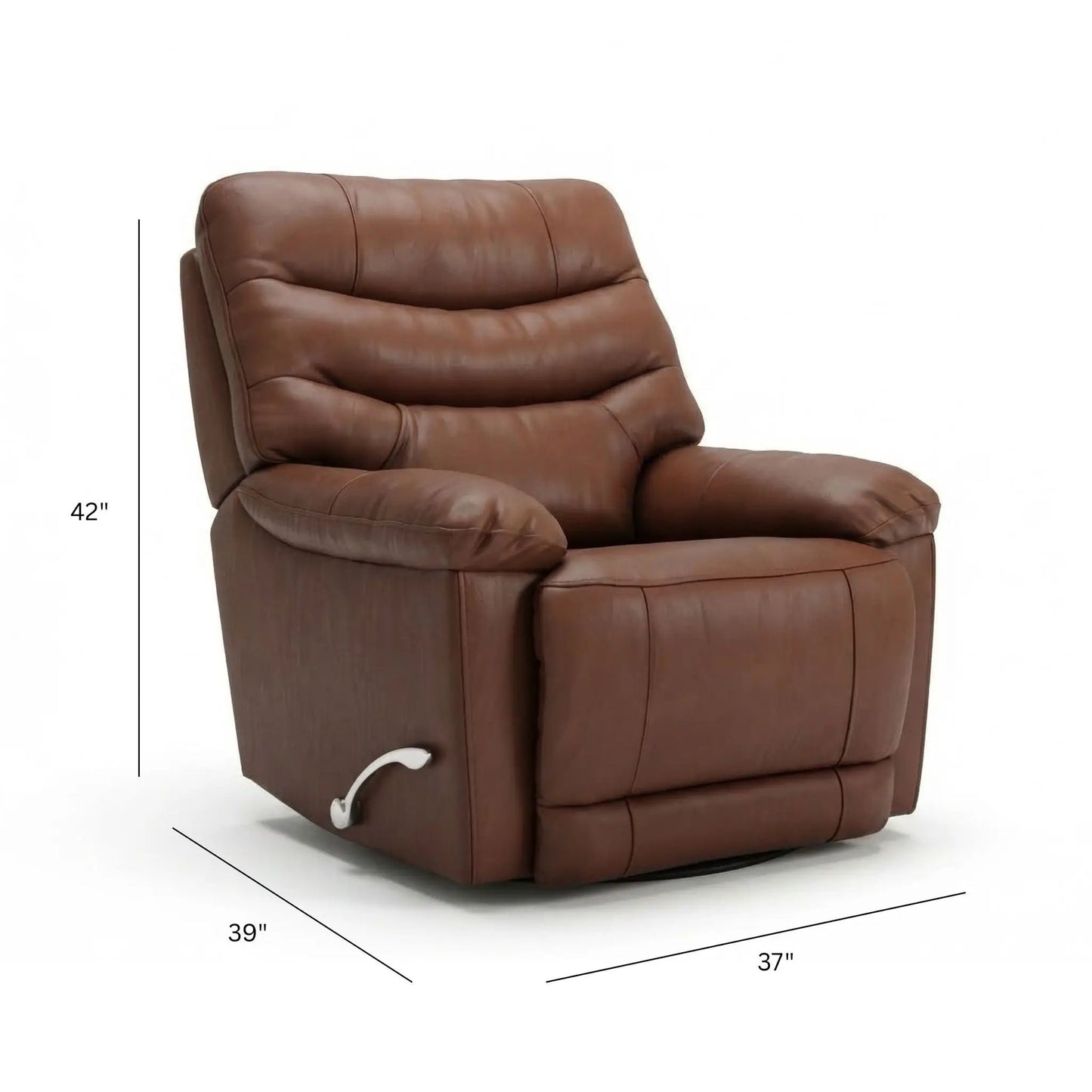 Oslo Antelope Swivel Glider Recliner Footrest
