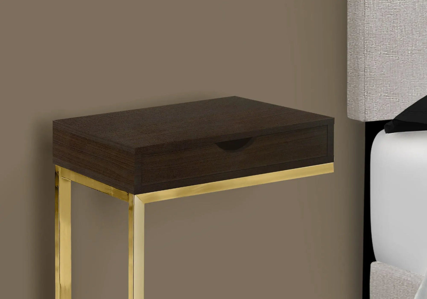 Accent Table C Shaped Contemporary and Modern