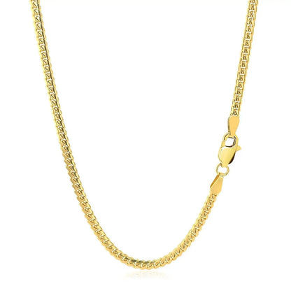 10k yellow gold Miami Cuban chain necklace 2.60 mm with lobster clasp Bids.com on Tampa Home & Garden Store