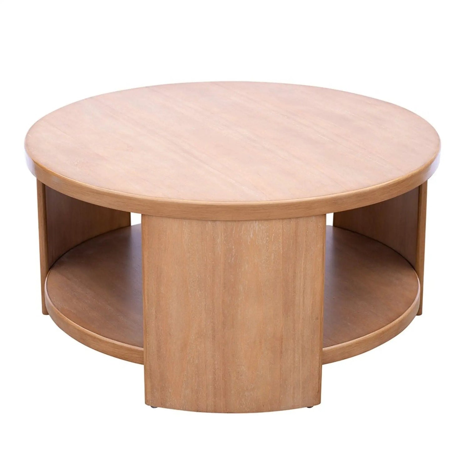 Minimalist Coffee Table with Storage Natural