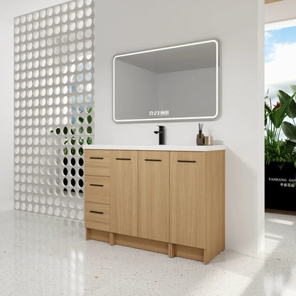 Floating Bathroom Vanity Sink and Modular Cabinet