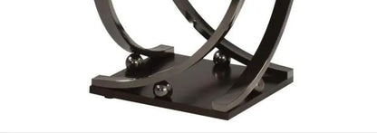 Isiah Table Modern Elegance Glass and Metal