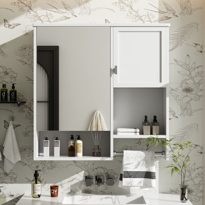 Modern Wall Mounted Bathroom Cabinet With Mirror