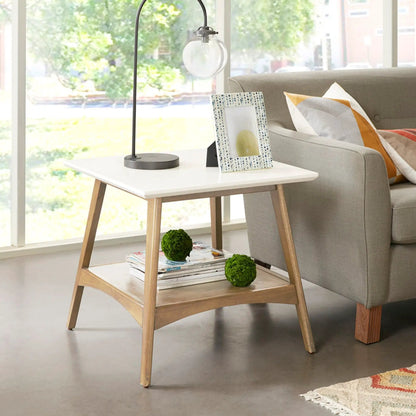 Modern Table With Extra Storage coffee table white top Unique Piece Furniture on Tampa Home & Garden Store