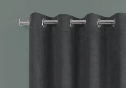 2 Piece Curtain Panel Set Room Darkening Grommet