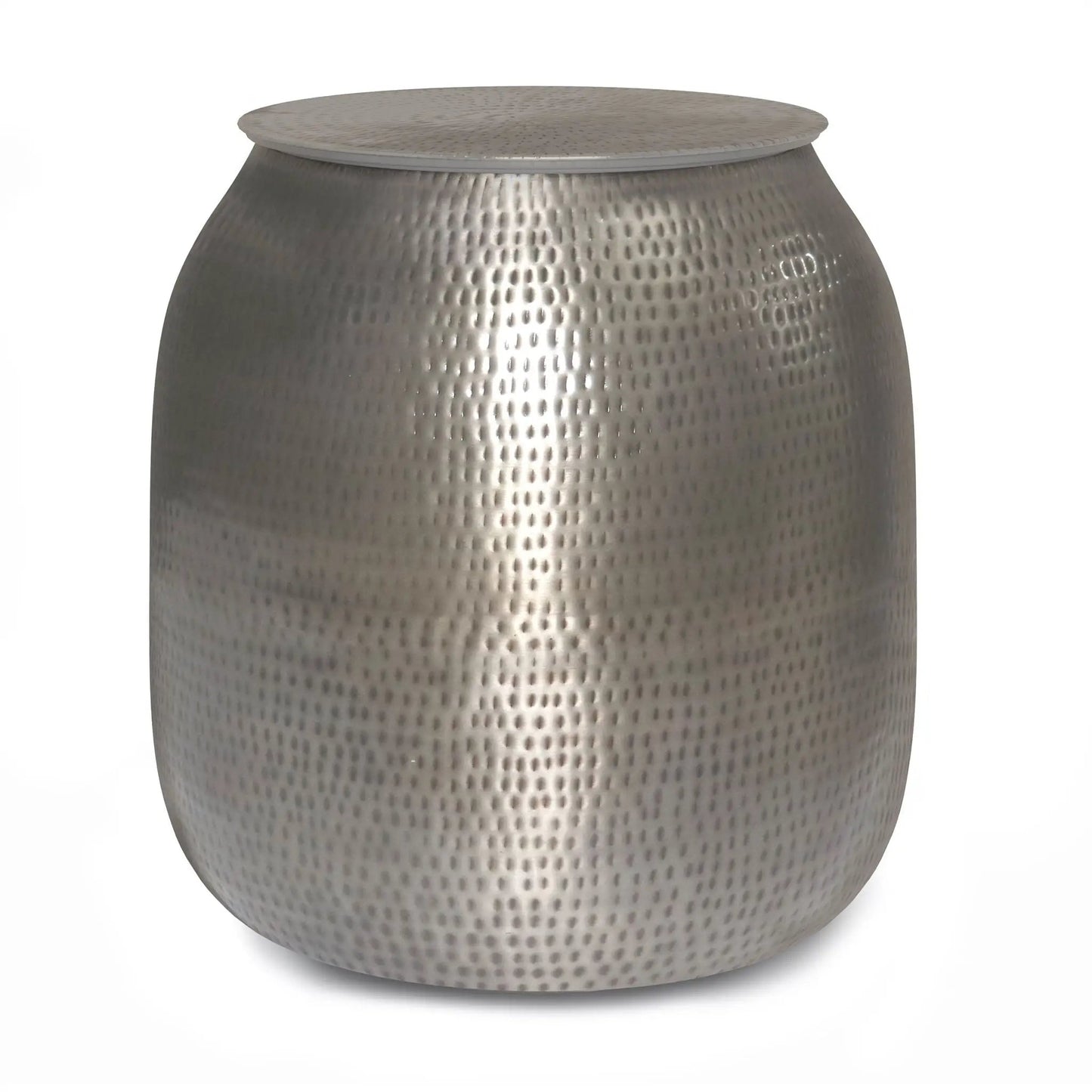 Griffen Handcrafted Metal Storage Accent Table