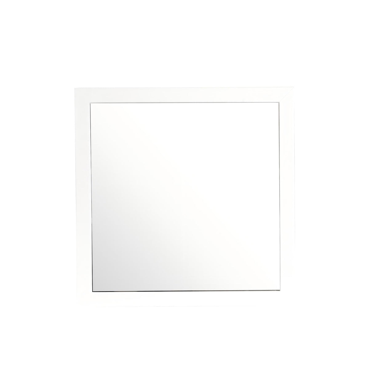 Burlington Modern Design Transitional Wall Mirror white wood frame by HouseOfZazla on Tampa Home & Garden Store
