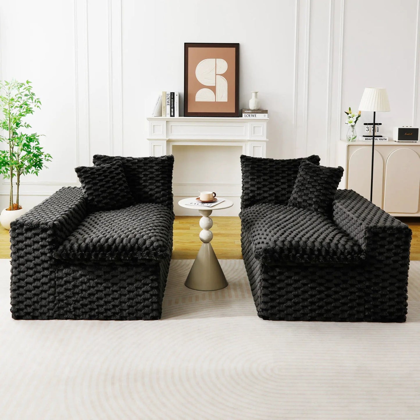 Multifunctional Sofa Side by Side or Facing