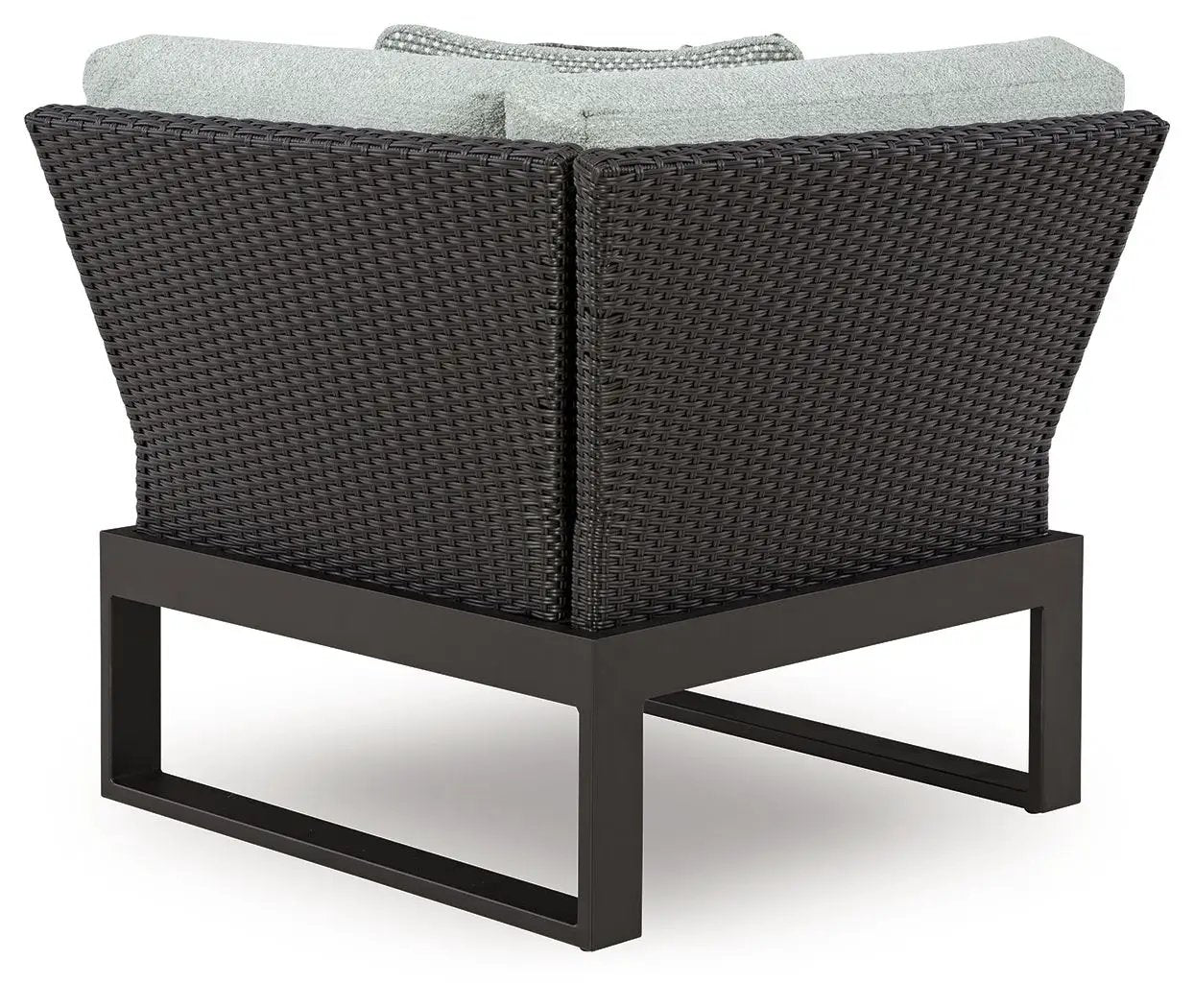 Beachloft Outdoor Aluminum Sectional with Wicker
