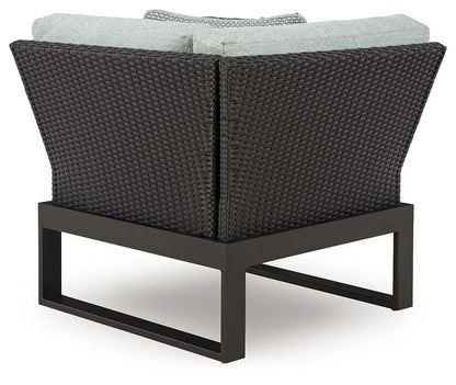 Beachloft Outdoor Aluminum Sectional with Wicker