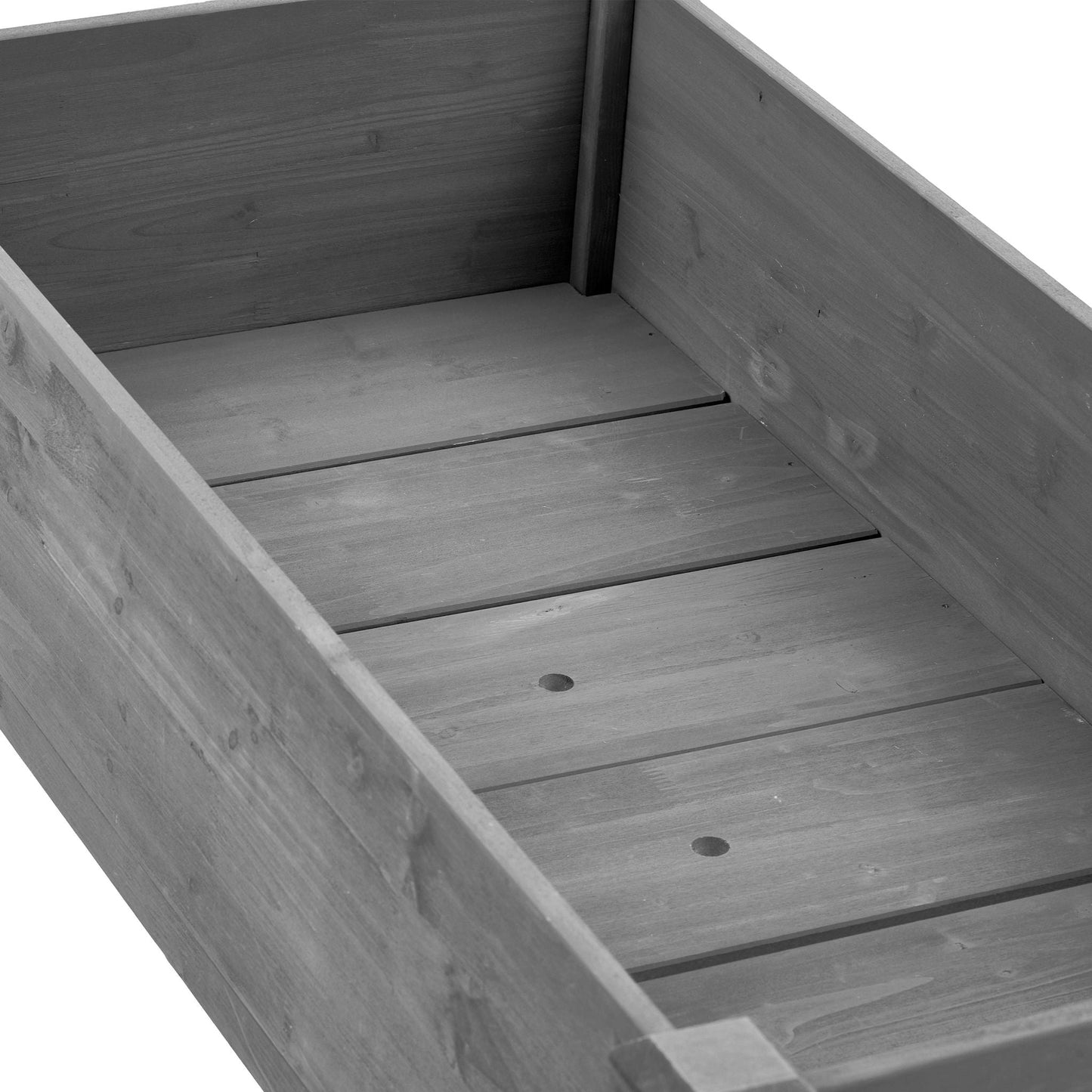 Solid Wood Raised Garden Bed and Wide Frame