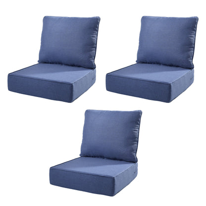 Thick Waterproof Outdoor Chair Cushions And Set