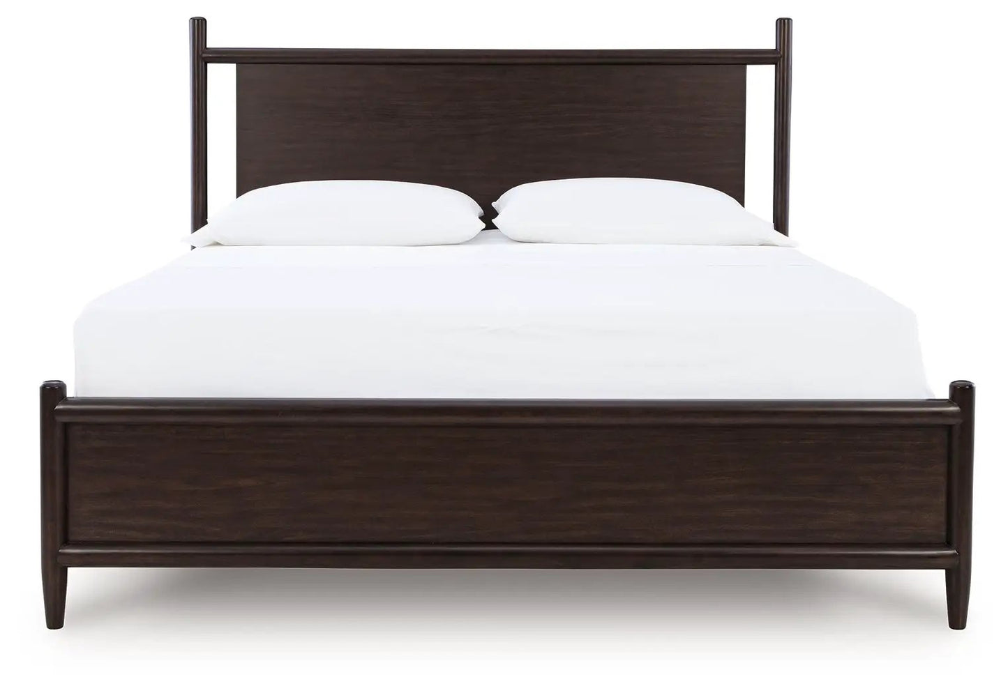 Dantenton Panel Bed in Merlot Finish Bedroom
