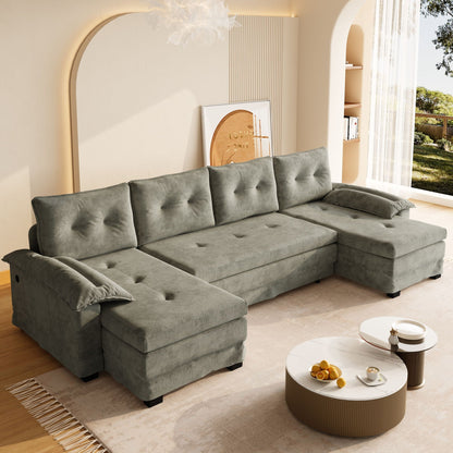 U Shaped Sleeper Sofa for a Cozy Living Room