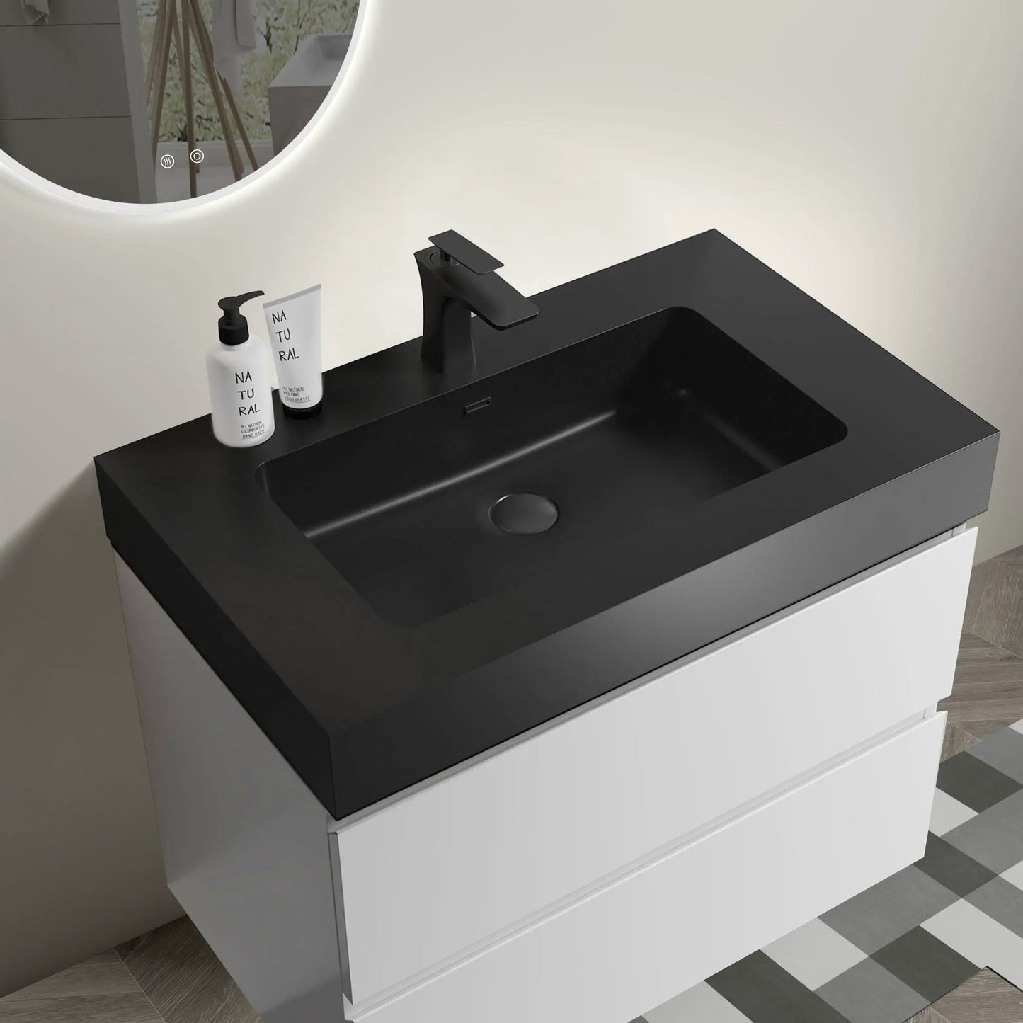 Alice Wall Mounted Floating Vanity With Sink
