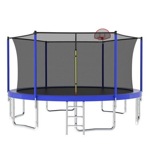 Large 14 Foot Trampoline And Safety Guard