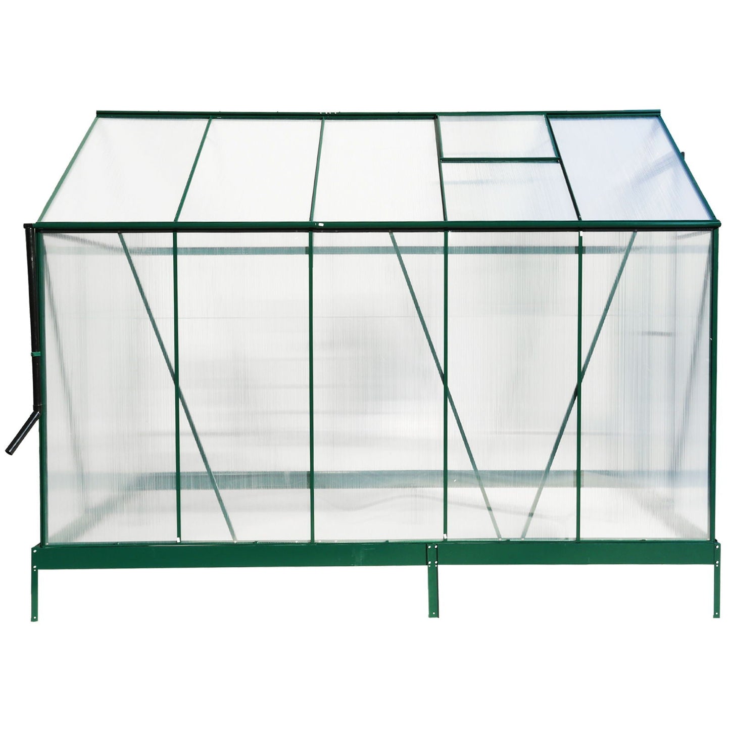 Heavy Duty Polycarbonate Greenhouse Kit and Door
